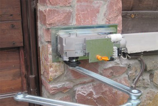 монтаж привода CAME FERNI 40230 на стролбы ворот