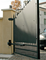 установка проводов CAME Krono 310 на ворота