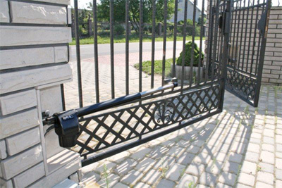 FAAC 414 KIT Комплект линейных приводов Faac 414 на распашных воротах 