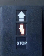 Индикация на корпусе PERCO-KT05.3