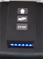 индикация на корпусе PERCO-KTC01.3 с картоприемником