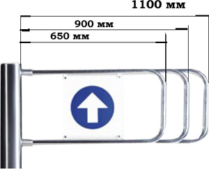 PERCO-WMD-05S Калитка автоматическая, моторизованная