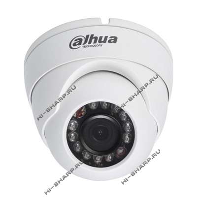 HAC-HDW1100M камера видеонаблюдения CVI купольная 720p