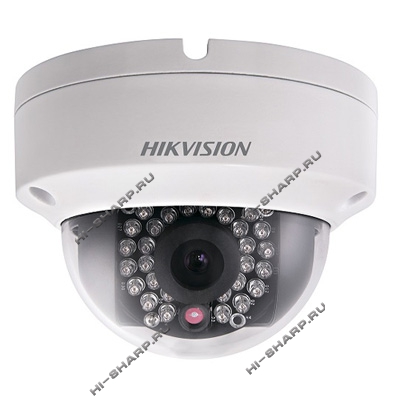 DS-2CD2132F-I 3 Мп уличная купольная IP камера Hikvision 4 мм, 0.19 лк, 3D DNR, Digital WDR и BLC, PoE