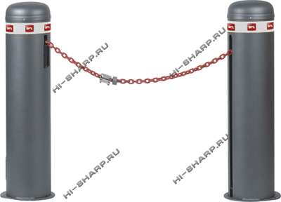 Цепной барьер O&O PRIVEE 16 автоматический с цепью 5 мм 
