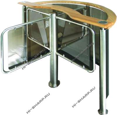 Perco-RTD-03S с RB-03TP Турникет роторный полуростовый с формирователем прохода