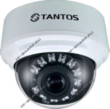 TSi-D211V Tantos Внутренняя купольная  IP камера антивандальная, 2Мп SONY EXMOR 