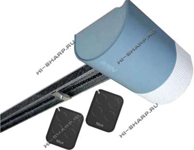 NICE SHEL75 KCE привод секционных ворот высотой до 2,43 метра 