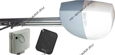 NICE SPIN23BDKCE Комплект привода секционных ворот высотой до 2,43 м