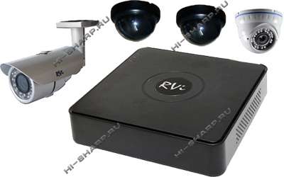 Система видеонаблюдения на 4 камеры